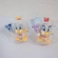 ディズニー　トイカプセル　ゼンマイトイ　ドナルド　デイジー