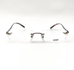 FENDI フェンディ メガネ フレーム ツーポイント ふちなし 新品 未使用