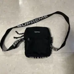 Supreme ブラック ショルダーバッグ