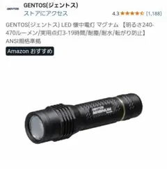GENTOS MG-845R 水中ライト 300ルーメン