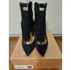 【クリスチャンルブタン】Louboutin♡フリンジショートブーツ
