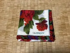 GIVENCHY ジバンシー 花柄 ハンカチ