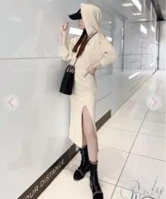 スリットフーディワンピース Rady