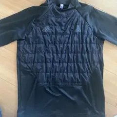 adidas ブラック ピステ ハーフジップ