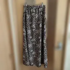280.mystic mline ロングマーメイドスカート花柄　裏地有り