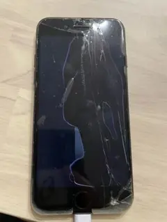 iPhone 7 ブラック 液晶破損液漏れ ジャンク品