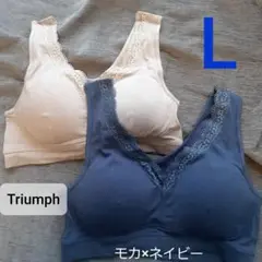 ト リンプ L 2枚 ナイトブラ ノンワイヤー