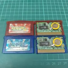 GBA　ポケットモンスター　ルビー　サファイア　セット　むげんのチケット所持