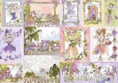 Very Panel花と妖精 ロラライハリス生地
