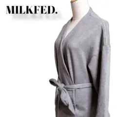 MILKFED. ミルクフェド コート グレー アウター フリーサイズ