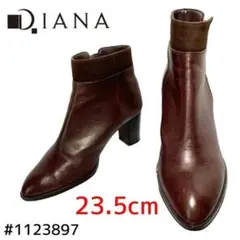 ダイアナ ショートブーツ レザースウェード 23.5cm