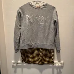 N°21 ヌメロ　トレーナー　グレー