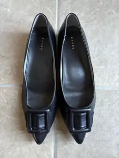 美品 RANDA 黒パンプス 24.0