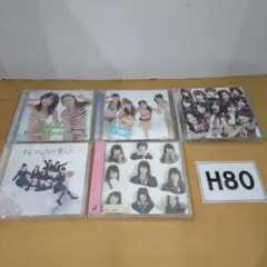 H80 AKB48&HKT48&乃木坂46 CD&DVD 5枚セット ジャンク品