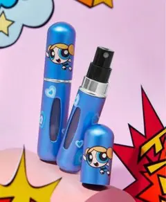 バブルス 香水アトマイザー パフュームボトル パワパフ 5ml スプレーボトル