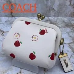 【極美品】COACH コーチ リンゴ がま口 コインケース 財布 極美品】COACH コーチ リンゴ がま口 コインケース 財布