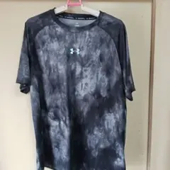 Under Armour M's Baseball Tシャツ ブラックグレーＬ