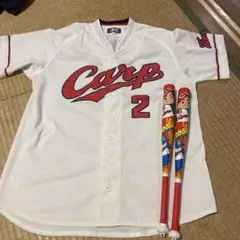 Carp ユニフォーム HIGASHIDE 2 応援バット付き