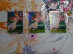 ワンピースカード　ナミ　SR　3枚