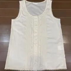 ピンクハウス インナー キャミソール ノースリーブブラウス キナリ色