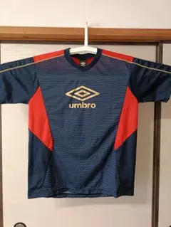 umbro UBS7505HM サッカーシャツ M ネイビー/レッド