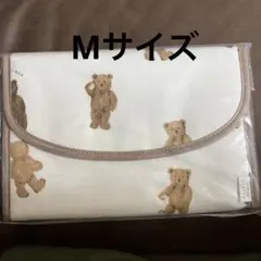ジェラートピケ 母子手帳 Mサイズ ベア オフホワイト