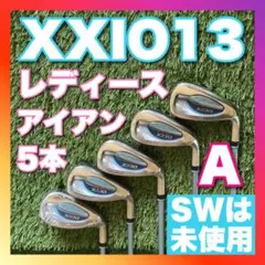 レディース ゼクシオ13 アイアン 5本 Aフレックス XXIO13 ブルー