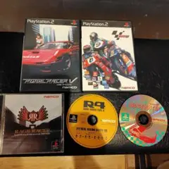 PS1 PS2 ナムコレースゲームセット　リッジレーサーV など