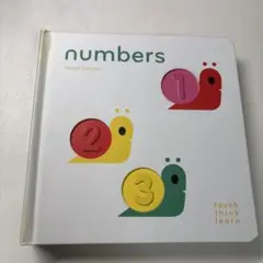 値下げ【希少】触れて数字を覚える絵本/洋書　numbers