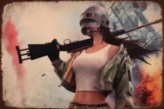 新品 PUBG ブリキ看板 レトロ インテリア コレクション 雑貨 ビンテージ