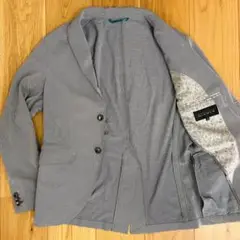 ムッシュニコル　ストライプジャケット　Lサイズ　ペイズリー柄