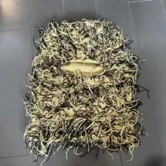 バラクラバ　迷彩　黒　黄色　緑　もふもふ