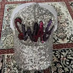 SWAG スパンコール キャップ