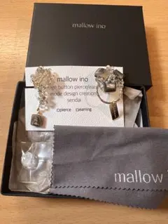 美品　mallow ino  ice bouquet スクエア　ピアス 2025年最新】mallow ピアスの人気アイテム - メルカリ