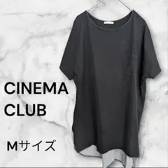 【CINEMA CLUB／シネマクラブ】黒 Tシャツ Mサイズ ゆったり