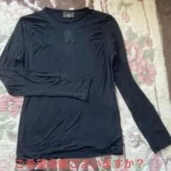 黒服長袖ビンテージfendi