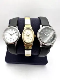 3本セット TIMEX タイメックス 腕時計 レディース f445