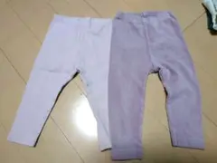 ユニクロ レギンス 2枚セット 80サイズ