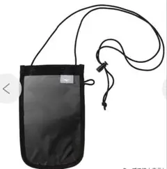 【新品・未使用】MIZUNO ネックポーチ　12×20㎝　ブラック