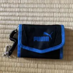 PUMA プーマ　財布　キッズ　青　３つ折り