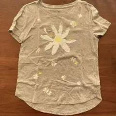 GAP 花柄グレーTシャツ（XL150cm ）