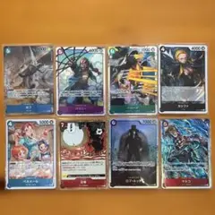 ワンピース トレーディングカードゲーム 強大な敵　8枚セット