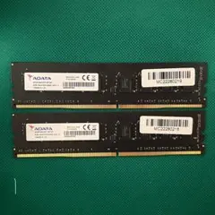 ADATA DDR4-2400 メモリ 16GB(8GB×2) 動作確認済