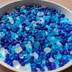 【131】フロストガラス粒　シーグラス　工作キット　DIY　シーグラスアート
