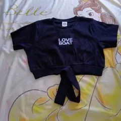 LOVE BOAT ★クロップドTシャツ 140