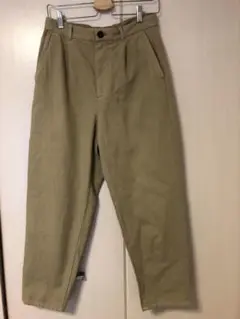 スティーブンアラン タックテーパードパンツ