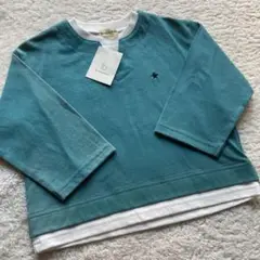 訳あり　新品　branshes 長袖カットソー 100cm BGY