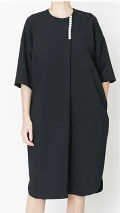 ★新品YOKOCHAN ★Hラインパールドレス38