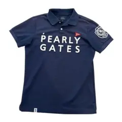 PEARLY GATES ネイビー ポロシャツ サイズ4