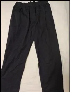 無印良品 洗いざらしコットンイージーパンツ メンズ ブラック